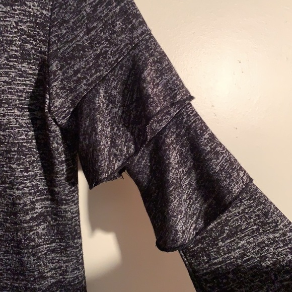 THYME & HONEY Soft Flowy Jersey Witchcore Dress with Layered Bell Sleeves XS - Picture 6 of 7